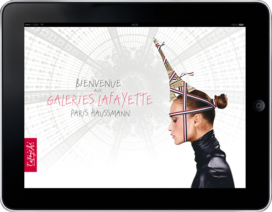 iPad Galeries Lafayette